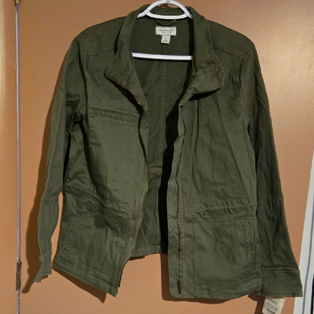 Liz Claiborne Simply Liz Khaki Jacket